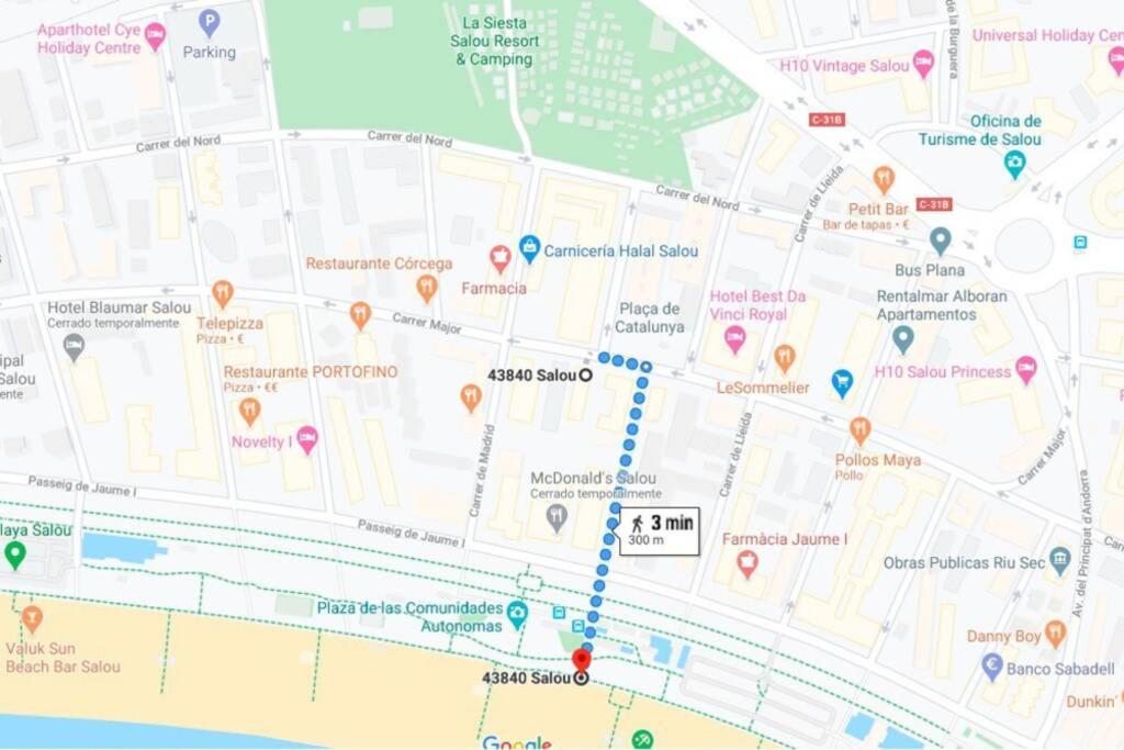 Renovado Apartamento En Zona Residencial A Pasos Del Mar 살루 외부 사진